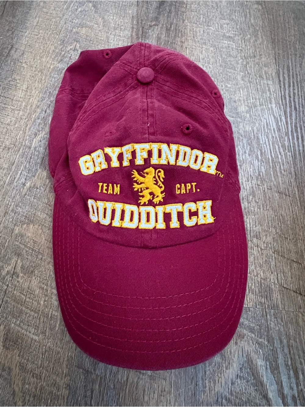 Gryffindor Quidditch Maroon Baseball Cap